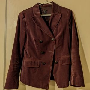 Jacob purple velvet blazer